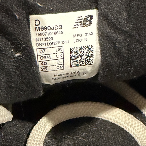 New Balance 990v3 Made In USA x JJJJound Olive 2022 Size Men’s 7 2142 - Picture 10 of 10